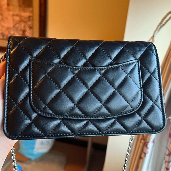 NWT Chanel Black Wallet on Chain - Picture 3 of 10